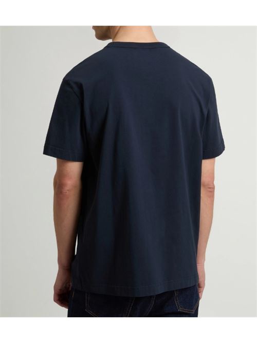 cotton logo t-shirt WOOLRICH | CFWOTE2012MRUT5334.3989